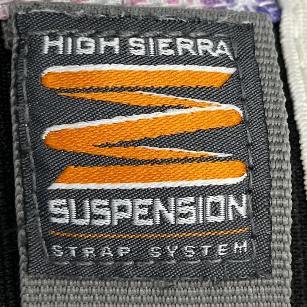 High Sierra Purple Swerve Backpack Lavender Delicate Lace White